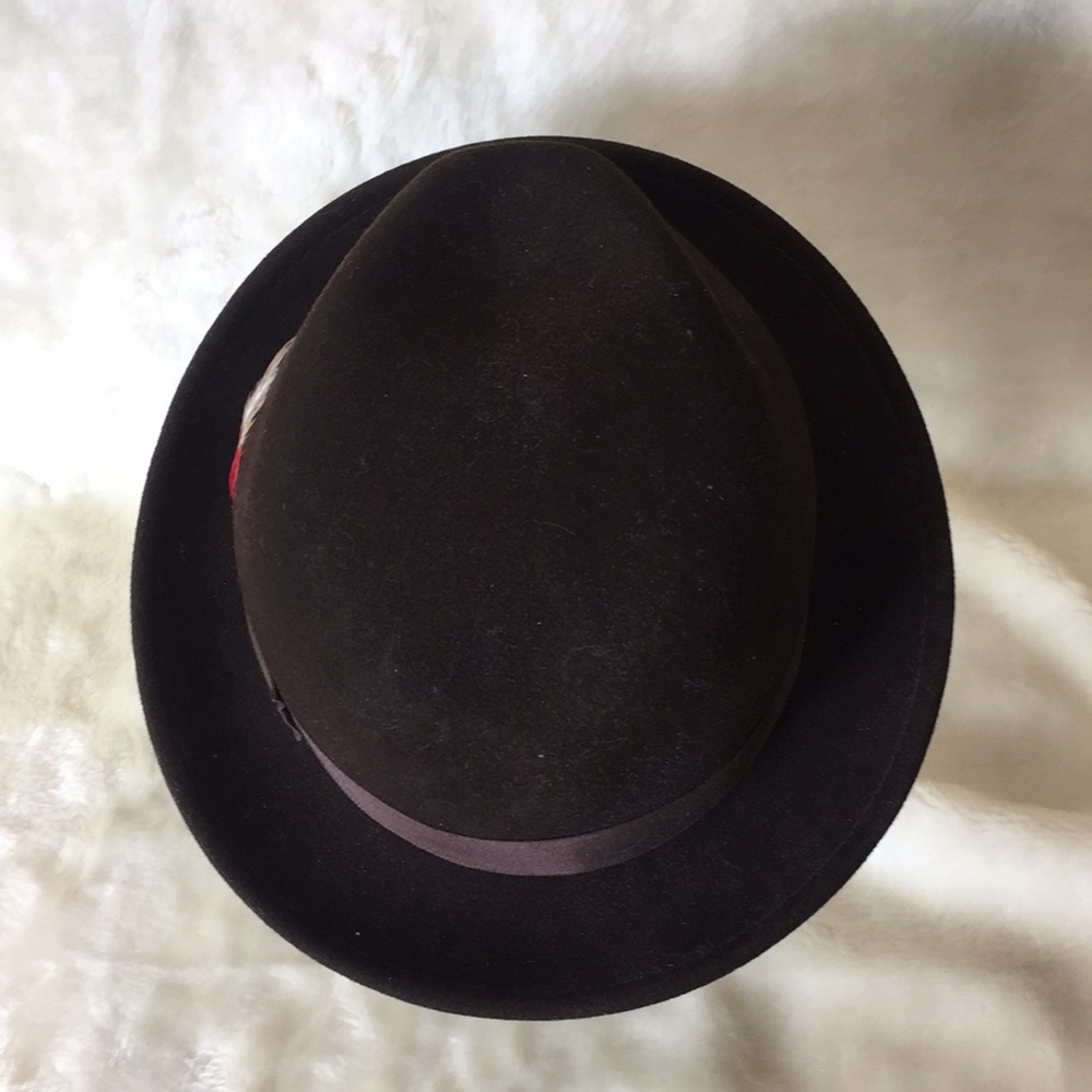 ♦️Linwood Avenue by Broner Felt Fedora Made in USA - Picture 5 of 12